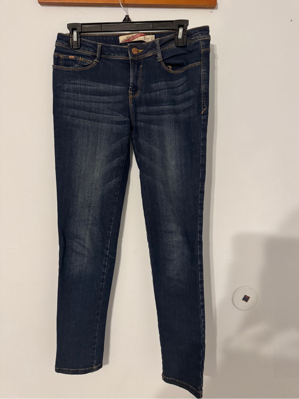 Zara TRF Collection Core Denim Skinny Jeans Dark Wash Size 38 (US 6)